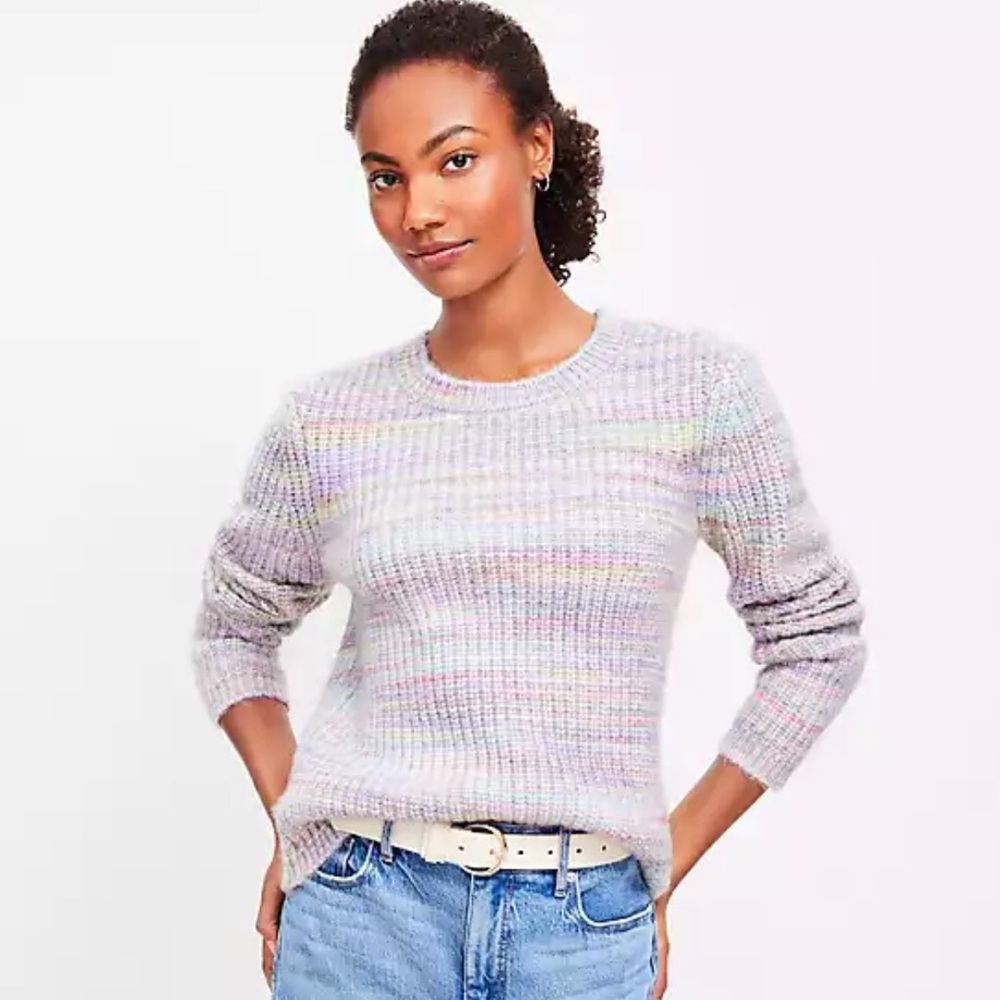 LOFT Pastel Knit Sweater